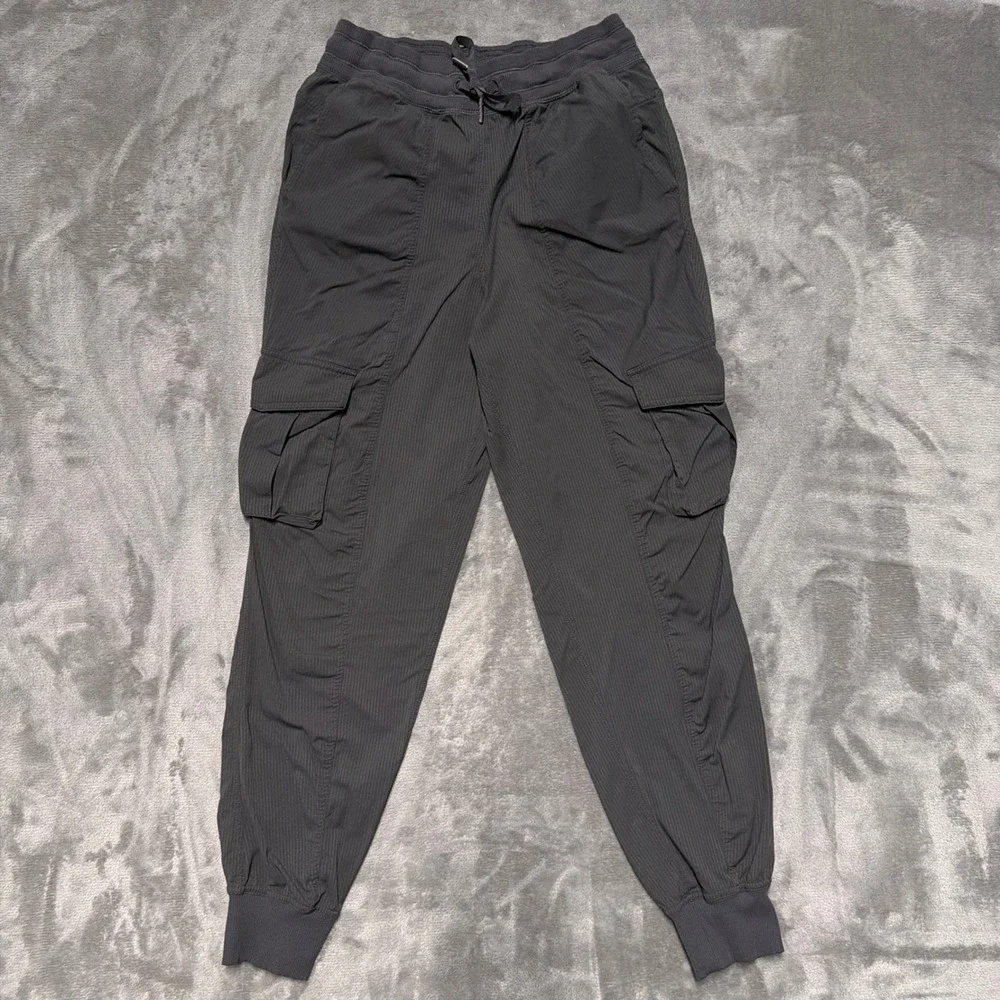 Lululemon Studio Dance‎ Pants Mid Rise Joggers Womens XS Gray Pull On Active Gym